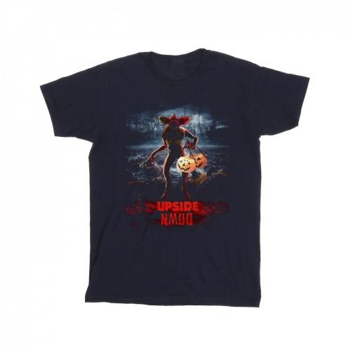 Pertemba FR - Apparel Netflix Boys Stranger Things Pompoen Ondersteboven T-shirt