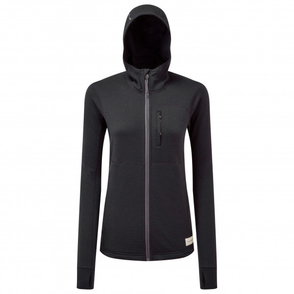 ARTILECT  Women's Eldorado Merino Hoodie Jacket - Merinohoodie, zwart