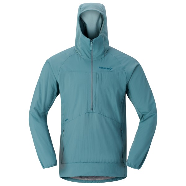 Norrøna  Møre Octa Zip Hood - Fleecevest, turkoois