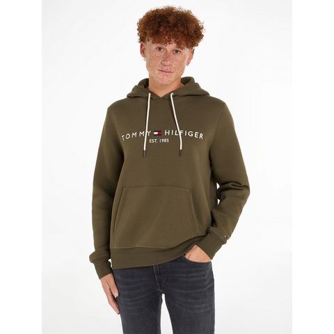 Tommy Hilfiger Hoodie TOMMY LOGO HOODY met capuchon en kangoeroezak