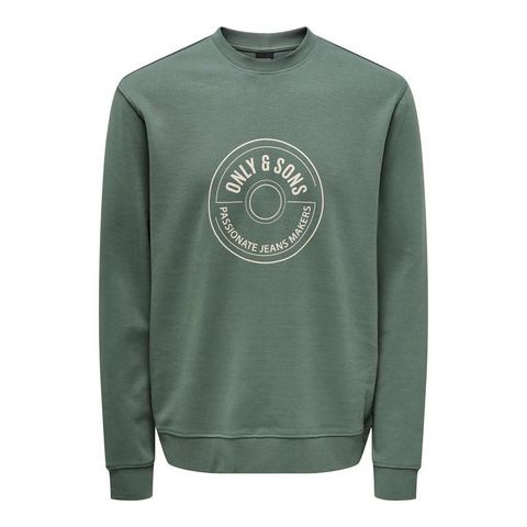 ONLY & SONS Sweatshirt ONSLAMER REG INTERLOCK CREW NECK SWEAT