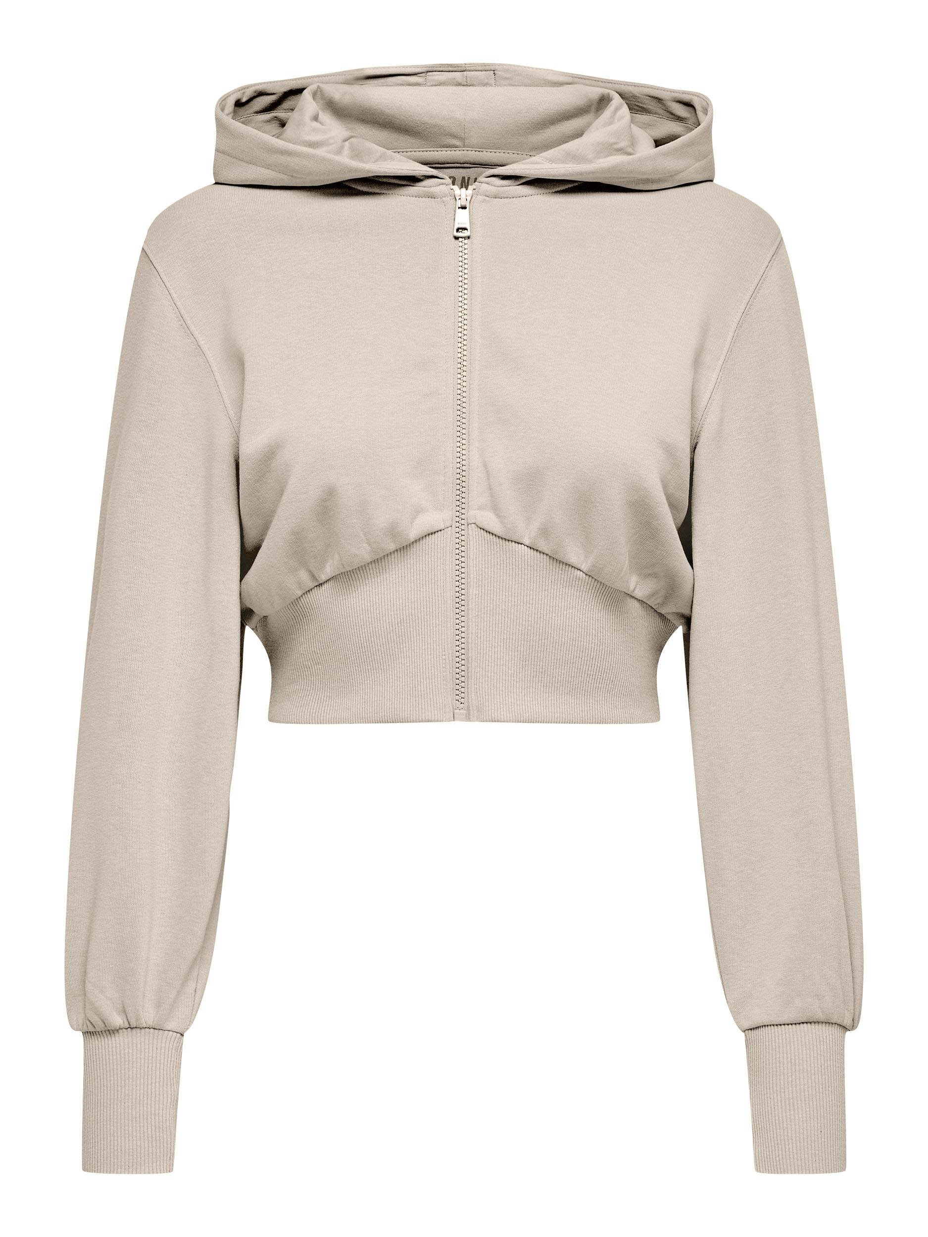 Only Kogbella L/s Zip Hood Short Ub Swt