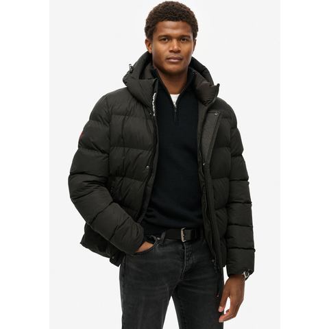 Superdry Gewatteerde jas HOODED MICROFIBRE SPORT PUFFER