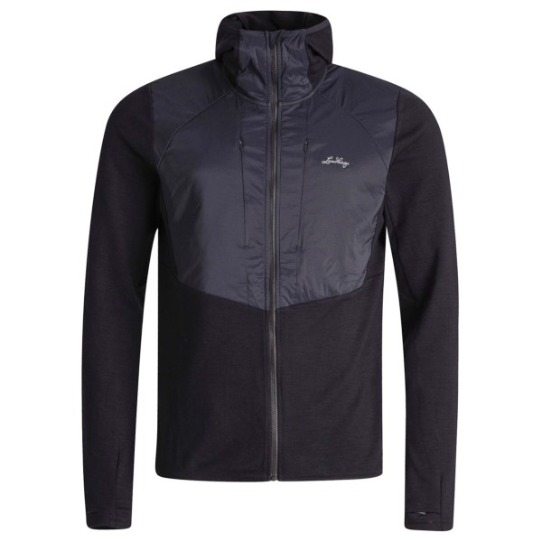 Lundhags  Padje Merino Block Hoodie - Fleecevest, zwart