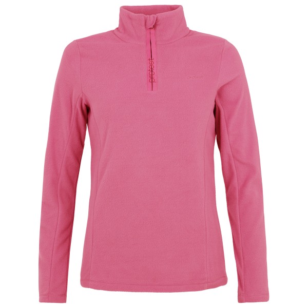 Protest  Women's Mutez 1/4 Zip Top - Fleecetrui, roze