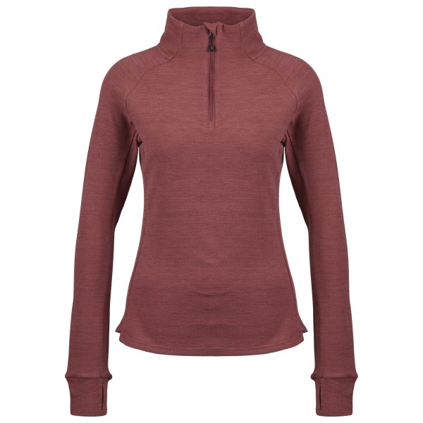 Heber Peak  Women's TimberHe. Fleece Half Zip - Fleecetrui, rood