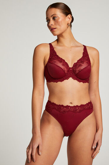 Hunkemöller Hoge slip Diva Rood