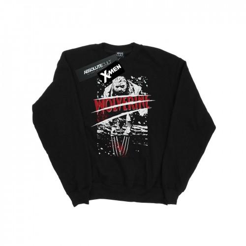 Marvel Heren X-Men split rood Wolverine sweatshirt