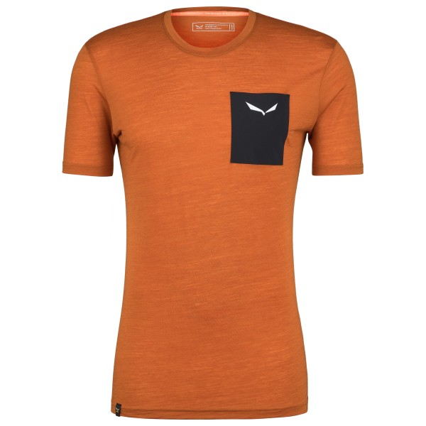 Salewa  Pure Logo Pocket AM - Sportshirt, oranje