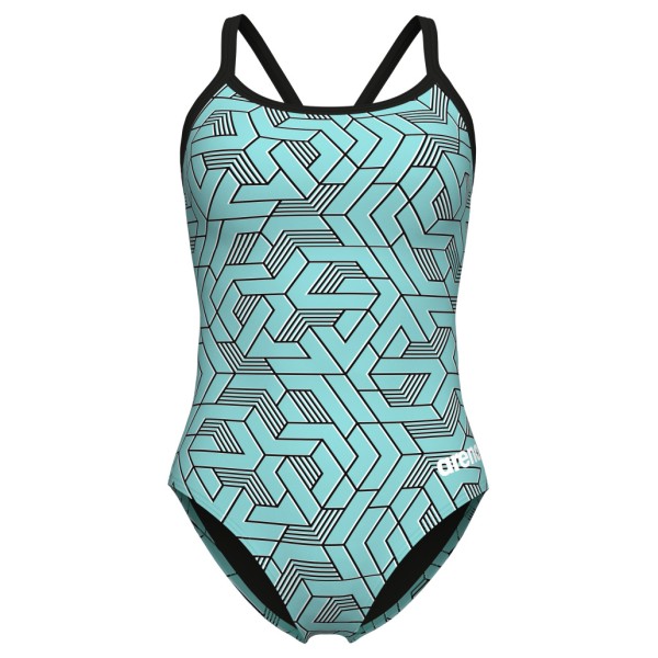 Arena  Women's Escape Swimsuit Lightdrop Back - Badpak, turkoois