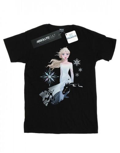 Disney meisjes Frozen 2 Elsa Nokk silhouet katoenen T-shirt