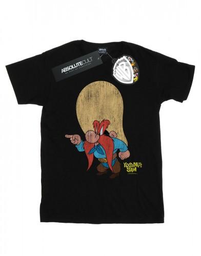 Looney Tunes Yosemite Sam Distressed katoenen T-shirt voor meisjes