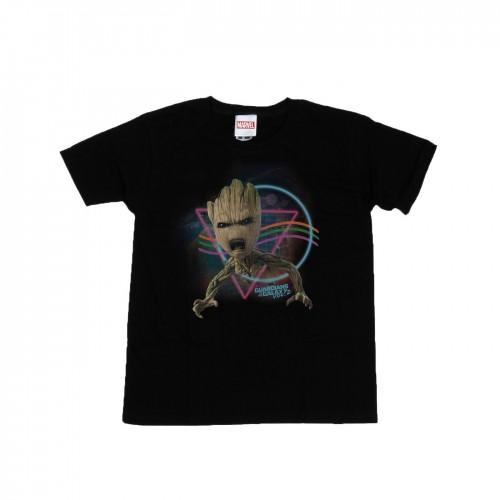 Marvel Girls Guardians of the Galaxy Neon Groot katoenen T-shirt