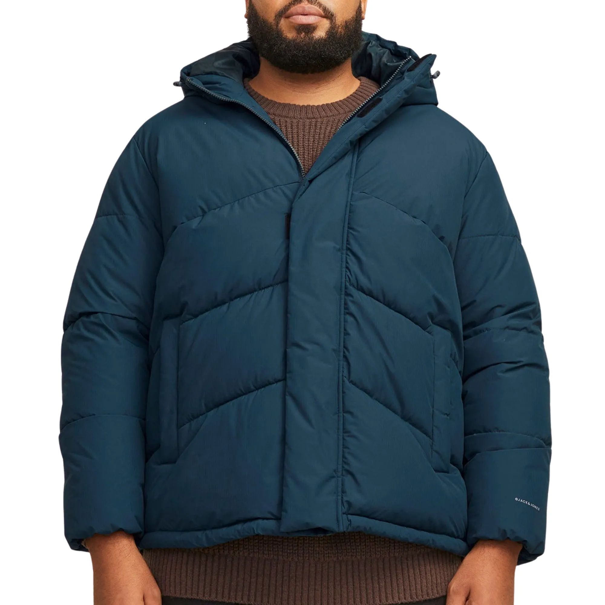 Jack & Jones World Puffer Winterjas Heren (plussize)