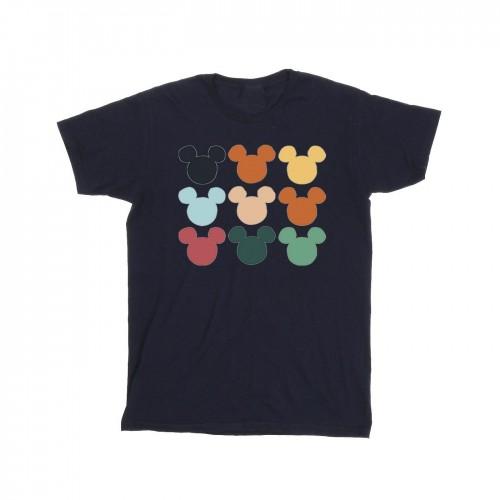 Disney meisjes Mickey Mouse Heads vierkant katoenen T-shirt