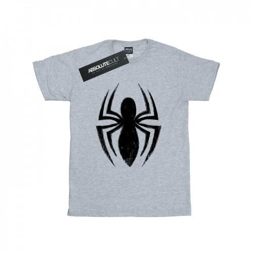 Marvel meisjes Spider-Man Ultimate Spider-logo katoenen T-shirt