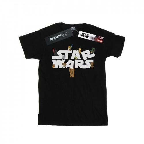 Star Wars Girls Kiddie Logo Cotton T-Shirt