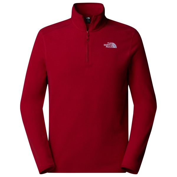 The North Face  100 Glacier 1/4 Zip - Fleecetrui, rood