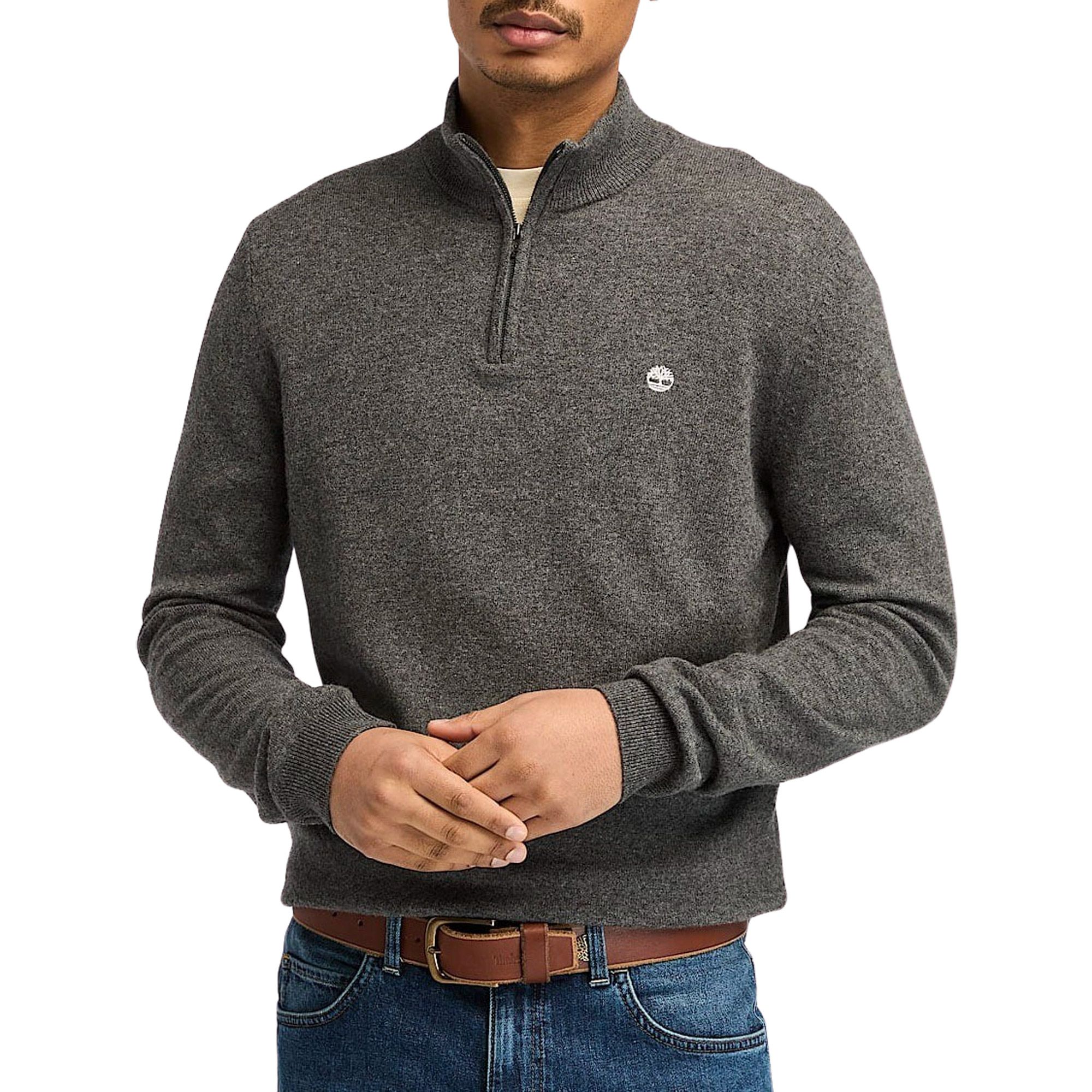 Timberland Cohas Brook Merino 1/4 Zip Sweater Heren