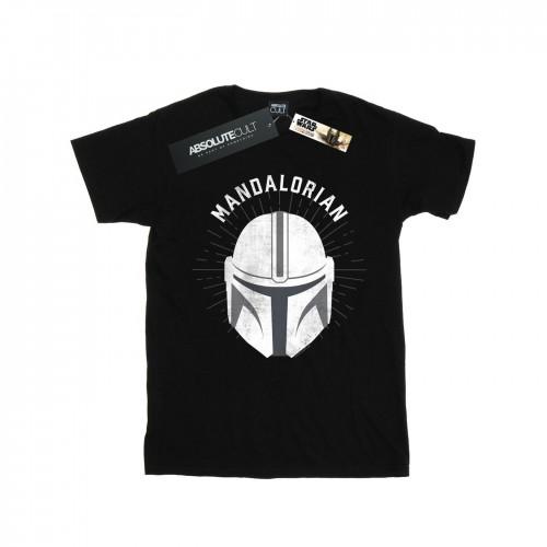 Star Wars Girls The Mandalorian Helm Katoenen T-shirt