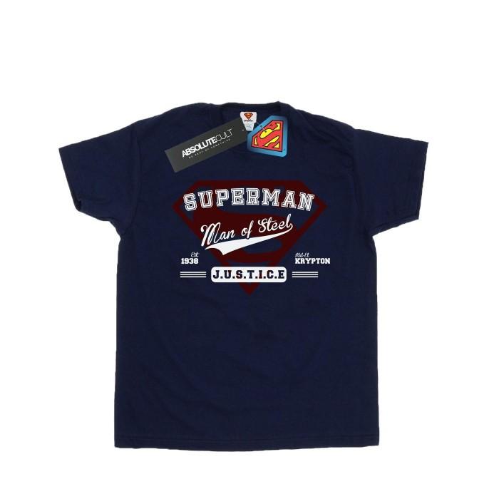 DC Comics meisjes Superman Man van staal katoenen T-shirt