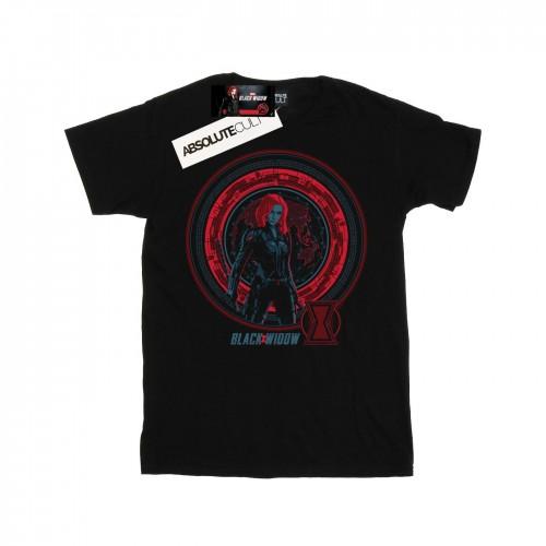 Marvel Girls Black Widow filmcomputer Globe katoenen T-shirt