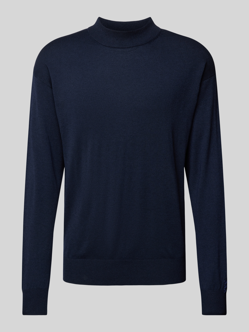 Scotch & Soda Gebreide pullover met opstaande kraag, model 'CORE'