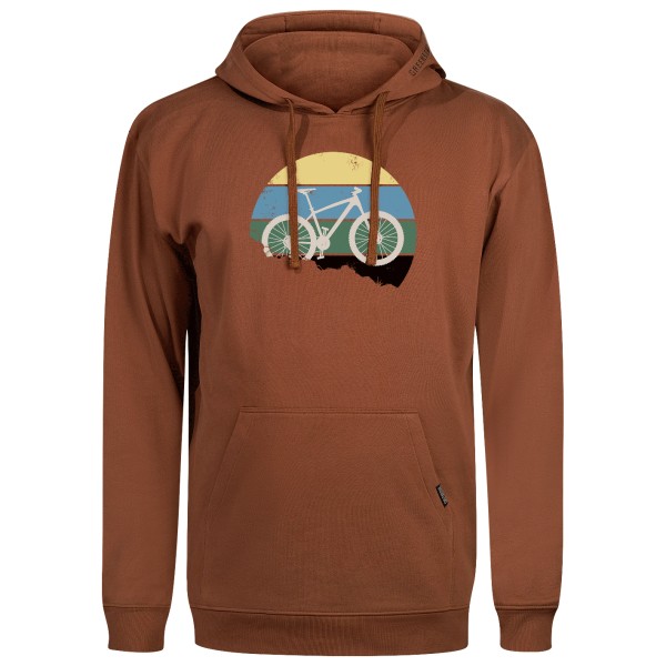 GreenBomb  Bike Downhill Joy Hoodie Cotton - Hoodie, bruin