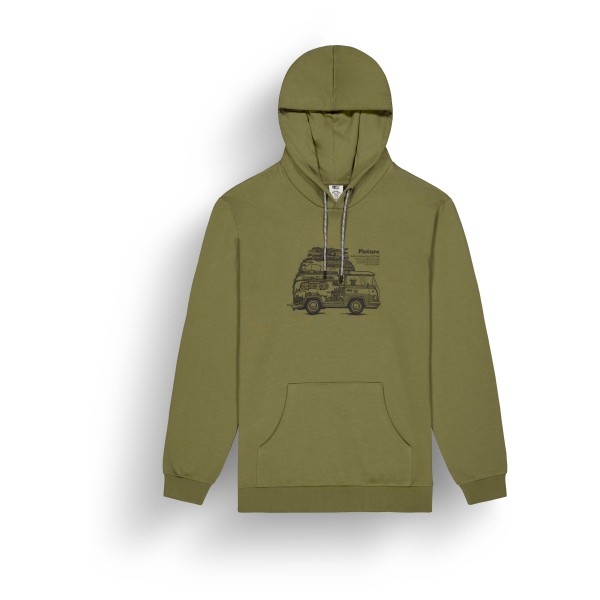 Picture  D&S Dogtravel Hoodie - Fleecetrui, olijfgroen