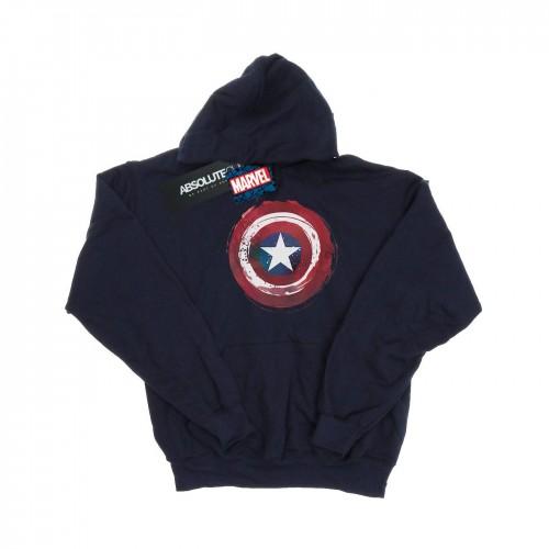 Marvel Boys Captain America Splatter Shield-hoodie