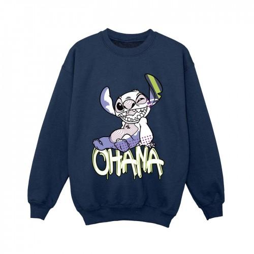 Disney Lilo en Stitch Ohana Graffiti-sweatshirt voor jongens