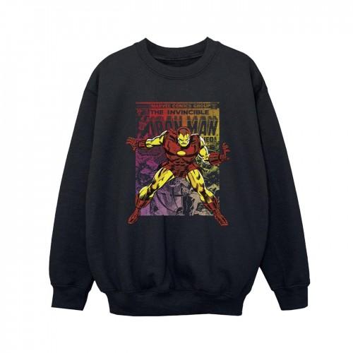 Marvel Boys Iron Man gradiënt komisch sweatshirt