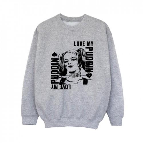 DC Comics Suicide Squad Harley Love Puddin-sweatshirt voor jongens