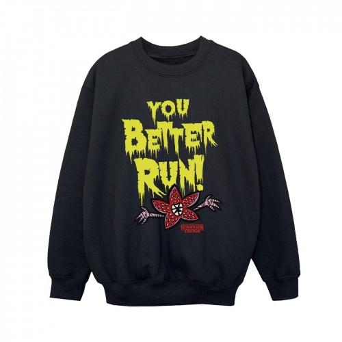 Pertemba FR - Apparel Netflix Boys Stranger Things You Better Run-sweatshirt