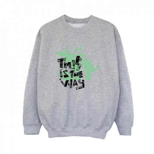 Star Wars Boys The Mandalorian Dit is de manier waarop Grogu Sweatshirt