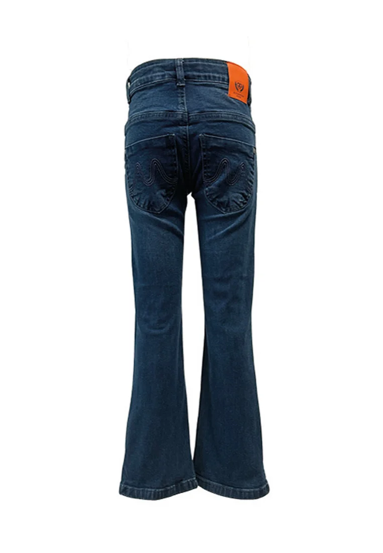 Dutch Dream Denim Meiden jeans flared samaki dark blue