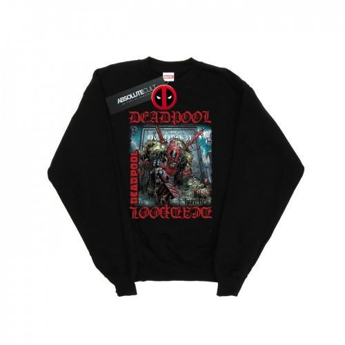 Marvel Mens Deadpool hier ligt Deadpool Sweatshirt