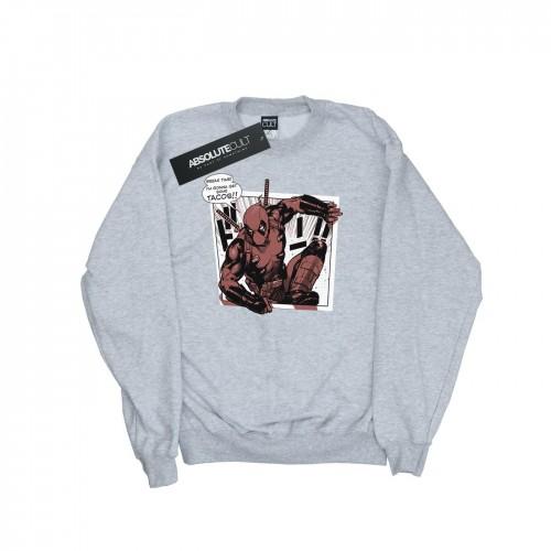 Marvel Deadpool Breaktime Tacos-sweatshirt voor heren