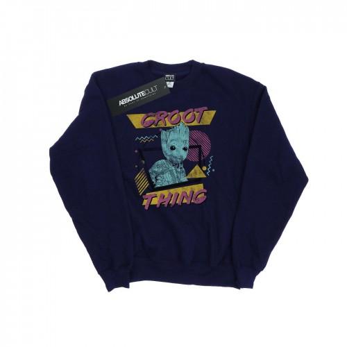 Marvel Girls Guardians Of The Galaxy Vol. 2 Groot Thing-sweatshirt