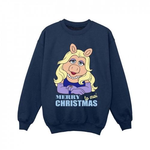 Disney Girls Muppets Miss Piggy Queen of Holidays Sweatshirt