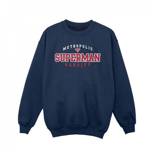 DC Comics Superman Metropolis Varsity-sweatshirt voor meisjes