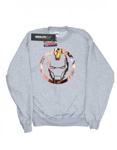 Marvel Boys Iron Man Montage symbool sweatshirt