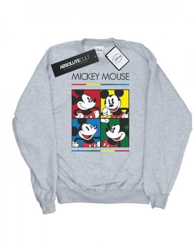 Disney jongens Mickey Mouse vierkant kleur sweatshirt