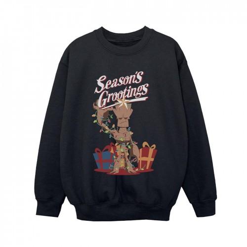 Marvel Boys  Comics Groot Season's Grootings Sweatshirt