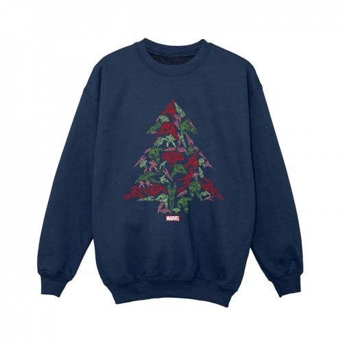 Marvel Boys Avengers kerstboomsweater