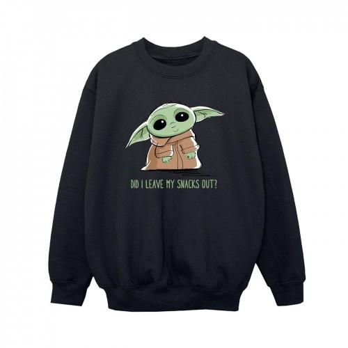 Star Wars Boys de Mandalorian Grogu Snacks Meme Sweatshirt