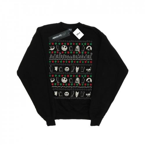 Disney Heren Nightmare Before Christmas Feestelijke Iconen Sweatshirt