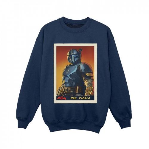 Star Wars jongens het Mandalorian Paz Vizla Card Sweatshirt