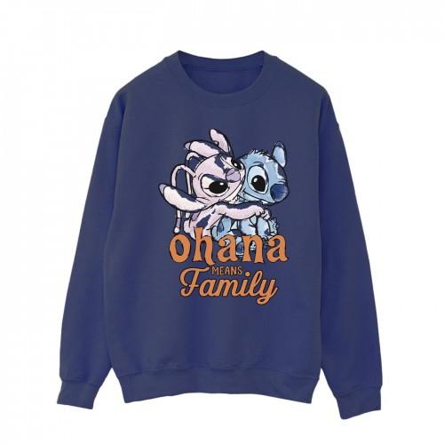 Disney Heren Lilo en Stitch Ohana Angel Hug Sweatshirt