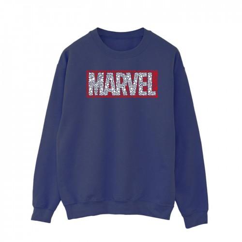 Marvel heren Comics harten logo sweatshirt